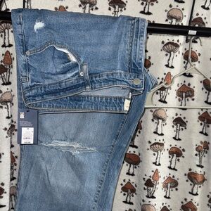 Universal Thread Light Blue Distressed Boyfriend Jeans